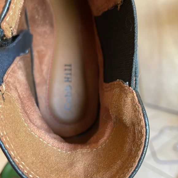 Cobb Hill Ankle Boots Laural Black Leather Woman’s Sz: 9.5 - Picture 11 of 12